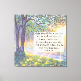Psalm 37:4-5  canvas print キャンバスプリント