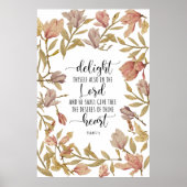 Psalm 37:4 - Delight Thyself Also In The Lord ポスター (正面)