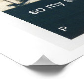 Psalm 42:1 sunset poster ポスター (角)