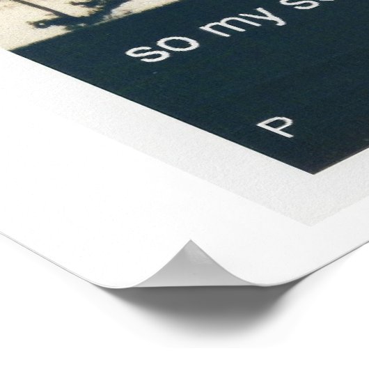 Psalm 42:1 sunset poster ポスター (角)