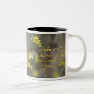 PSALM 43:3黄山草2調コーヒーマグ ツートーンマグカップ