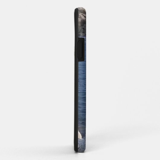 Psalm 46:10まだクリスチャンブルーの海の写真になる Case-Mate iPhoneケース (裏面/右)