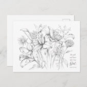 Psalm 46:10聖なる書物、 経典祈りの言葉カードがまだ存在する ポストカード (正面/裏面)