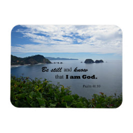 Psalm 46:10静かにして、私が神であることを知る マグネット