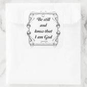 PSALM 46-10 スクエアシール (バッグ)