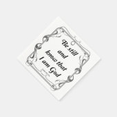 PSALM 46-10 スタンダードカクテルナプキン (角)