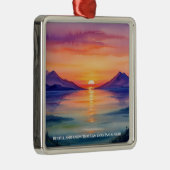 Psalm 46:10 Be still, and know that I am God Mug メタルオーナメント (右)