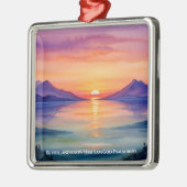 Psalm 46:10 Be still, and know that I am God Mug メタルオーナメント (左)