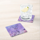 Psalm 46:10 Bible Verse スクエアペーパーコースター (インサイチュ)