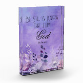 Psalm 46:10 Bible Verse フォトブロック (左)