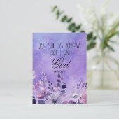 Psalm 46:10 Bible Verse ポストカード (スタンド正面)