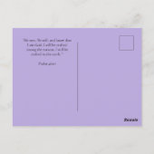 Psalm 46:10 Bible Verse ポストカード (裏面)