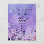 Psalm 46:10 Bible Verse ポストカード (正面)