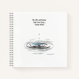 Psalm 46:10 Christian Journal | Scripture Notebook ノートブック