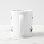 Psalm 46:10 Christian Mug Inspirational Gift ジャンボコーヒーマグカップ (裏面)