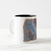 PSALM 46:10 - Coffee Mug ツートーンマグカップ (正面左)