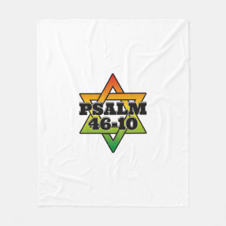 Psalm 46-10 - Fleece Blanket フリースブランケット