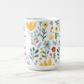 Psalm 46:10 Floral Coffee Mug コーヒーマグカップ (中央)