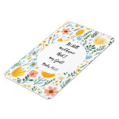 Psalm 46:10 Floral Magnet マグネット (左側)