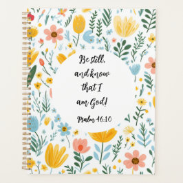 Psalm 46:10 Floral Planner プランナー手帳