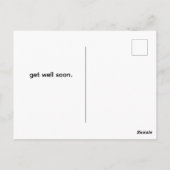 Psalm 46:10 Floral Postcard ポストカード (裏面)