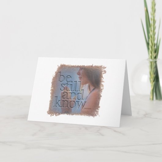 PSALM 46:10 - Greeting Card サンキューカード (正面)