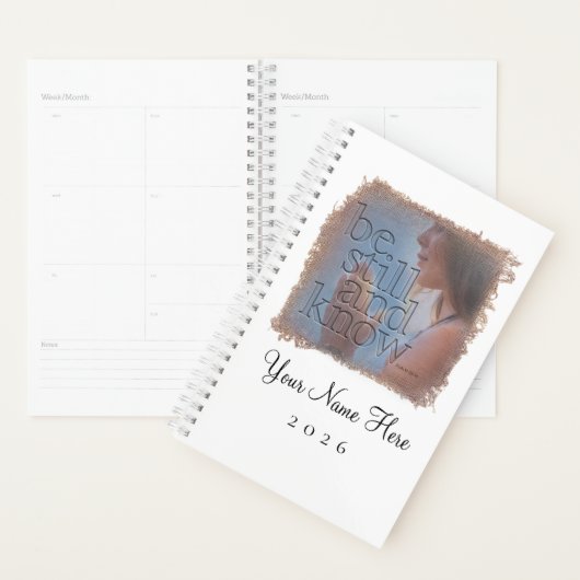 Psalm 46:10 - Personalized Day Planner プランナー手帳 (ディスプレー)