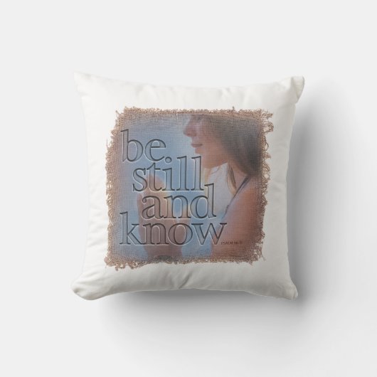 PSALM 46:10 - Pillow クッション (正面)