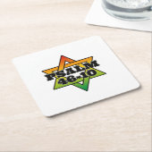 Psalm 46-10 - Square Paper Coaster スクエアペーパーコースター (アングル)
