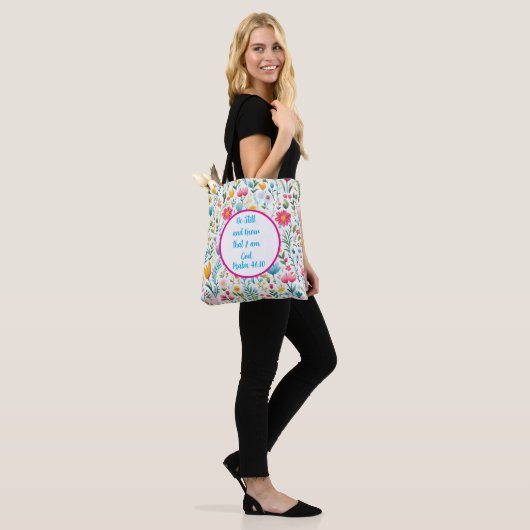 Psalm 46:10 Tote Bag トートバッグ (モデル)
