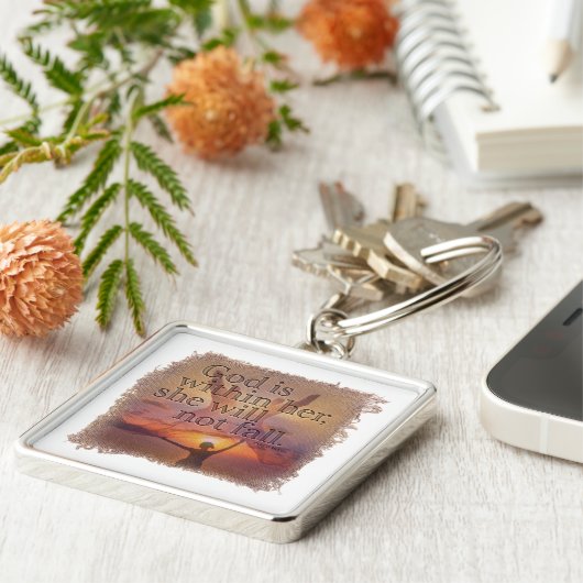 PSALM 46:5 - Keychain キーホルダー (側面)