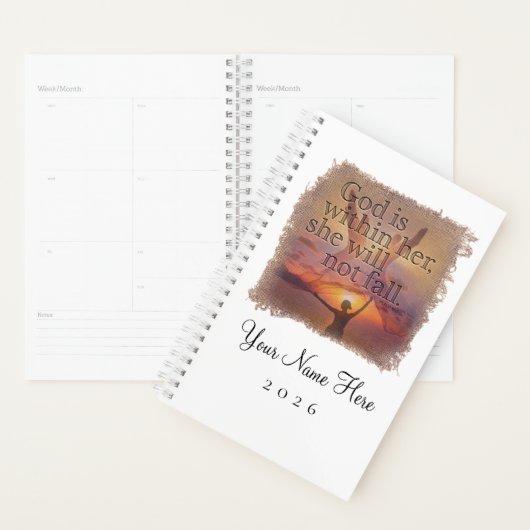 PSALM 46:5 - Personalized Day Planner プランナー手帳 (ディスプレー)