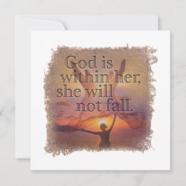 PSALM 46:5 - Personalized Notecard ノートカード