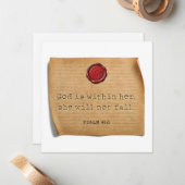 PSALM 46:5 - Personalized Notecard ノートカード (正面/裏面インサイチュ)