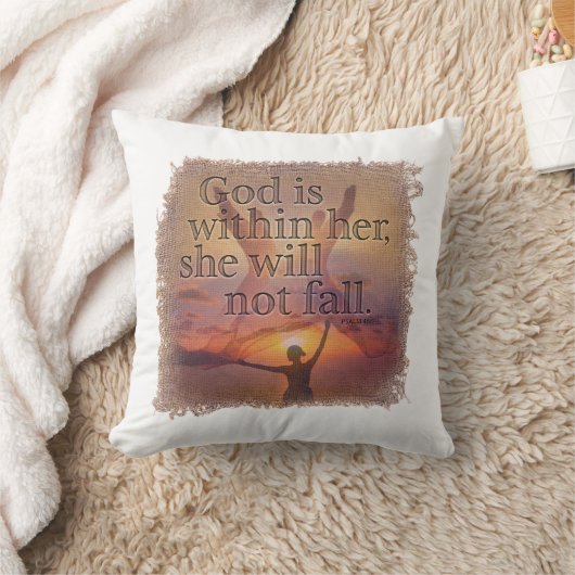 PSALM 46:5 Pillow クッション (ブランケット)