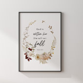 Psalm 46:5 Scripture Poster – God Is Within Her ポスター