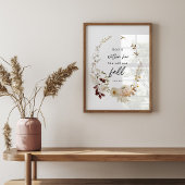 Psalm 46:5 Scripture Poster – God Is Within Her ポスター