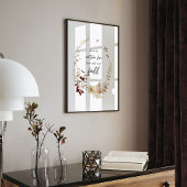 Psalm 46:5 Scripture Poster – God Is Within Her ポスター