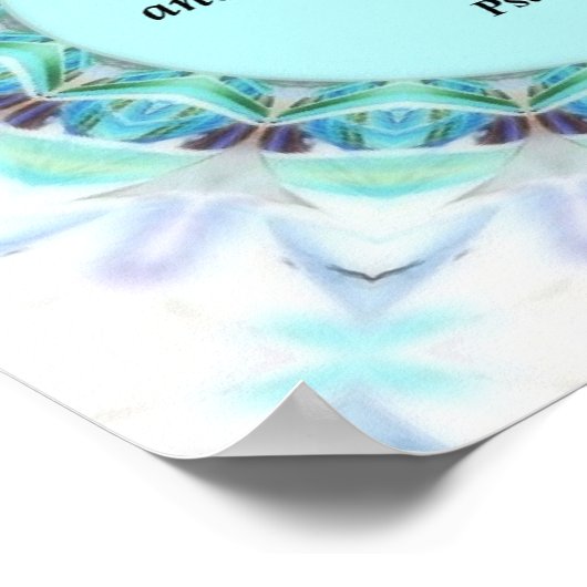 Psalm 51:10 Christian Poster ポスター (角)