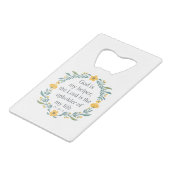 Psalm 54:4 クレジットカード栓抜き (裏面アングル)