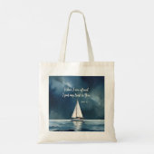 Psalm 56:3 When I am afraid trust in You, faith  トートバッグ (裏面)