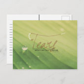 Psalm 56:8 – 涙も祈りの言葉 ポストカード (正面/裏面)