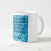 Psalm 59:9-10 WEBU Mug ジャンボコーヒーマグカップ (正面右)