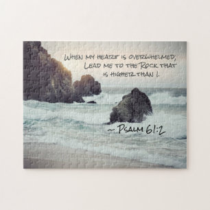 Psalm 61:2 Lead me to the Rock that is Higher ジグソーパズル
