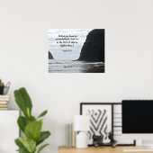 Psalm 61:2 When my heart is overwhelmed... ポスター (ホームオフィス)