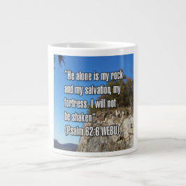 Psalm 62:6 WEBU Mug ジャンボコーヒーマグカップ