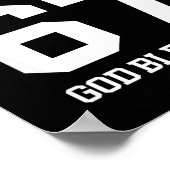 Psalm 67 Christian 6 7 Six Seven Jesus Funny Meme ポスター (角)