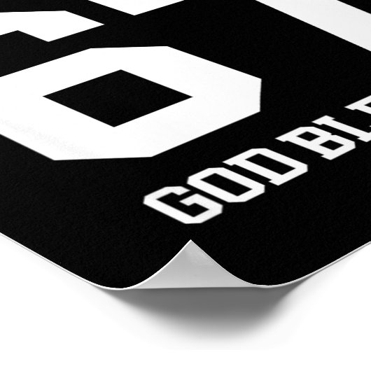 Psalm 67 Christian 6 7 Six Seven Jesus Funny Meme  ポスター (角)