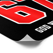 Psalm 67 God Will Bless Us Varsity Number 67  ポスター (角)