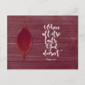 Psalm 73:26 – 他の全てが失敗した場合 ポストカード (正面)